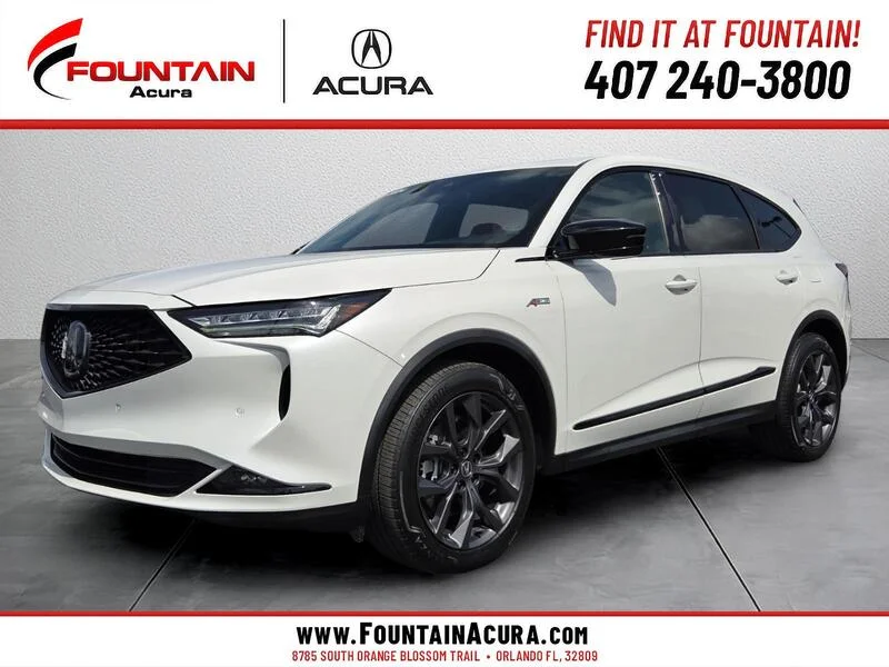 Used 2024 Platinum White Pearl Acura SH-AWD W/A-SPEC PACKAGE image 1