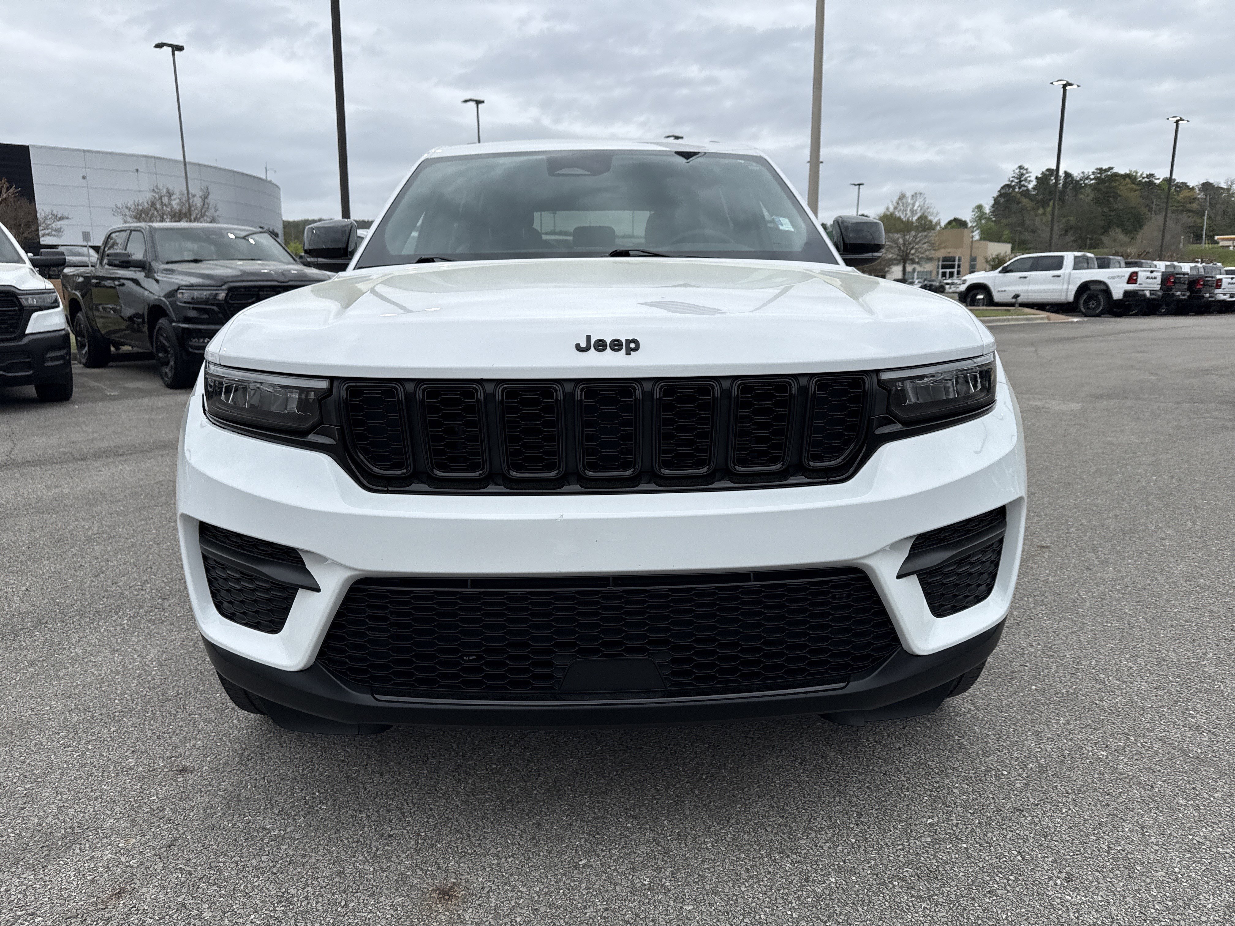 Used 2023 Bright White Clearcoat Jeep Altitude image 2