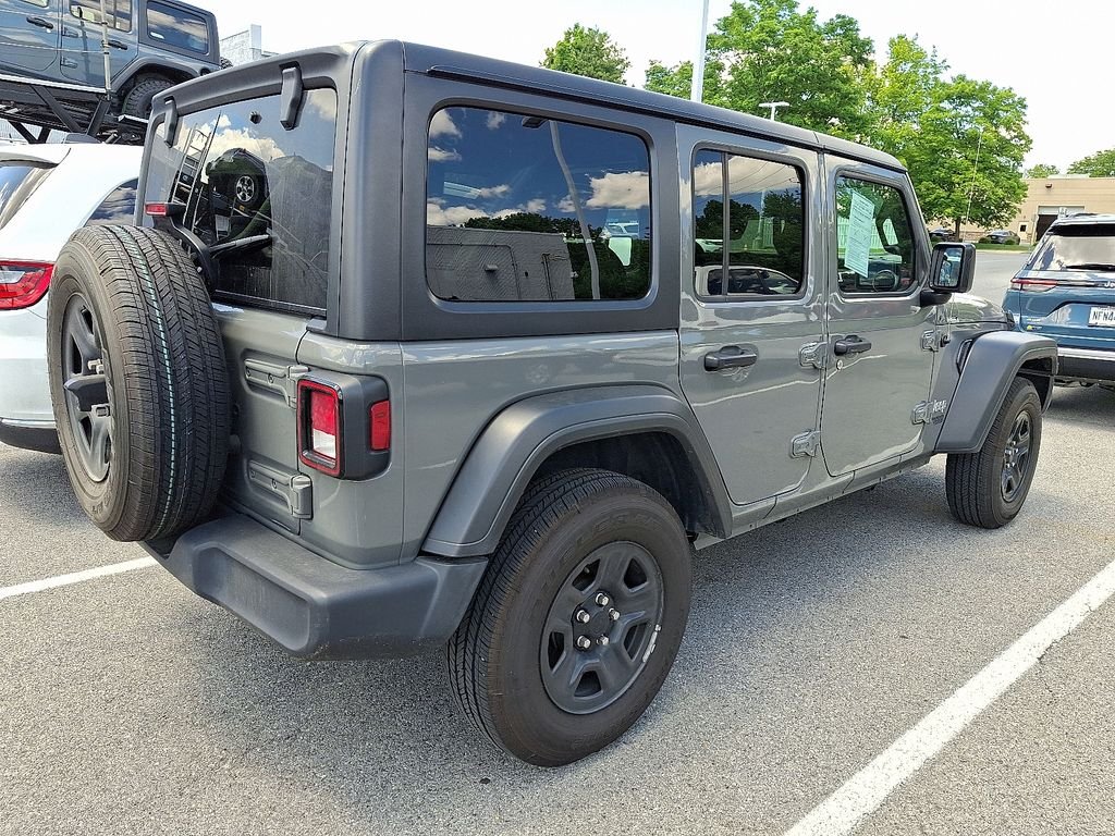 Used 2021 Gray Jeep Unlimited Sport image 6