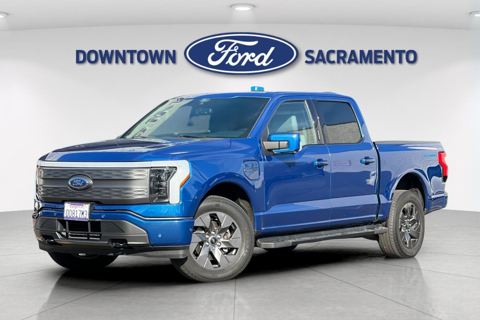 Certified 2022 Ford F-150 Lightning Lariat with VIN 1FT6W1EV6NWG01226 for sale in Larkspur, CA