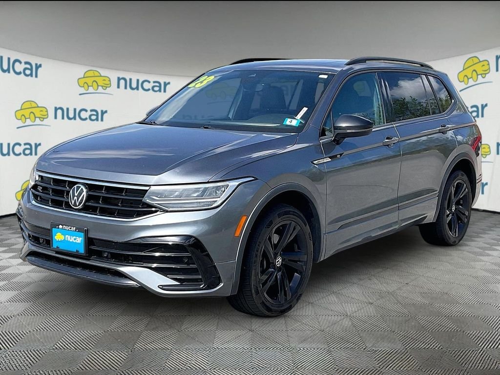 Used 2023 Platinum Gray Metallic Volkswagen 2.0T SE R-Line Black image 3