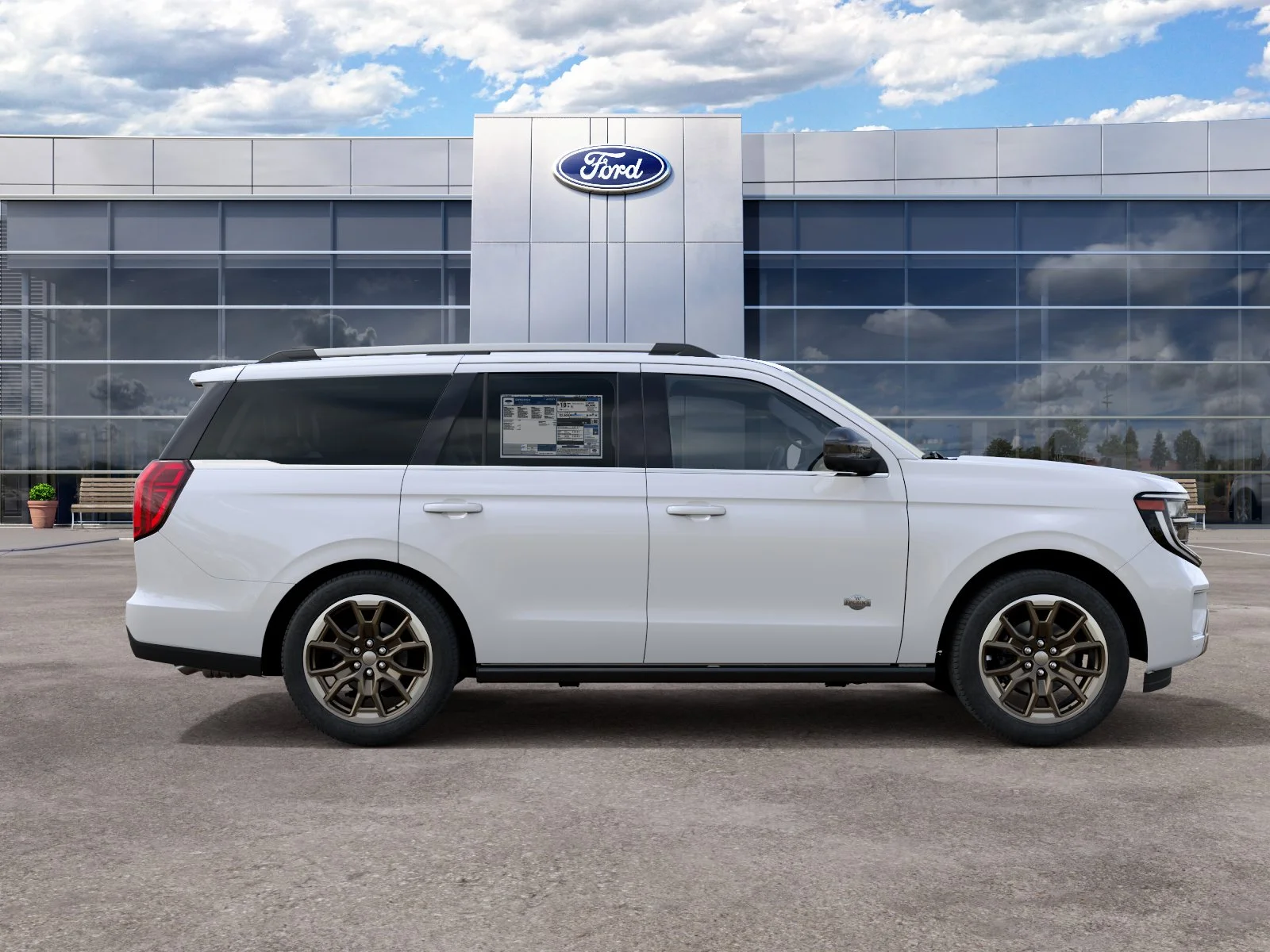 New 2027 Star White Metallic Tri-Coat Ford King Ranch image 40