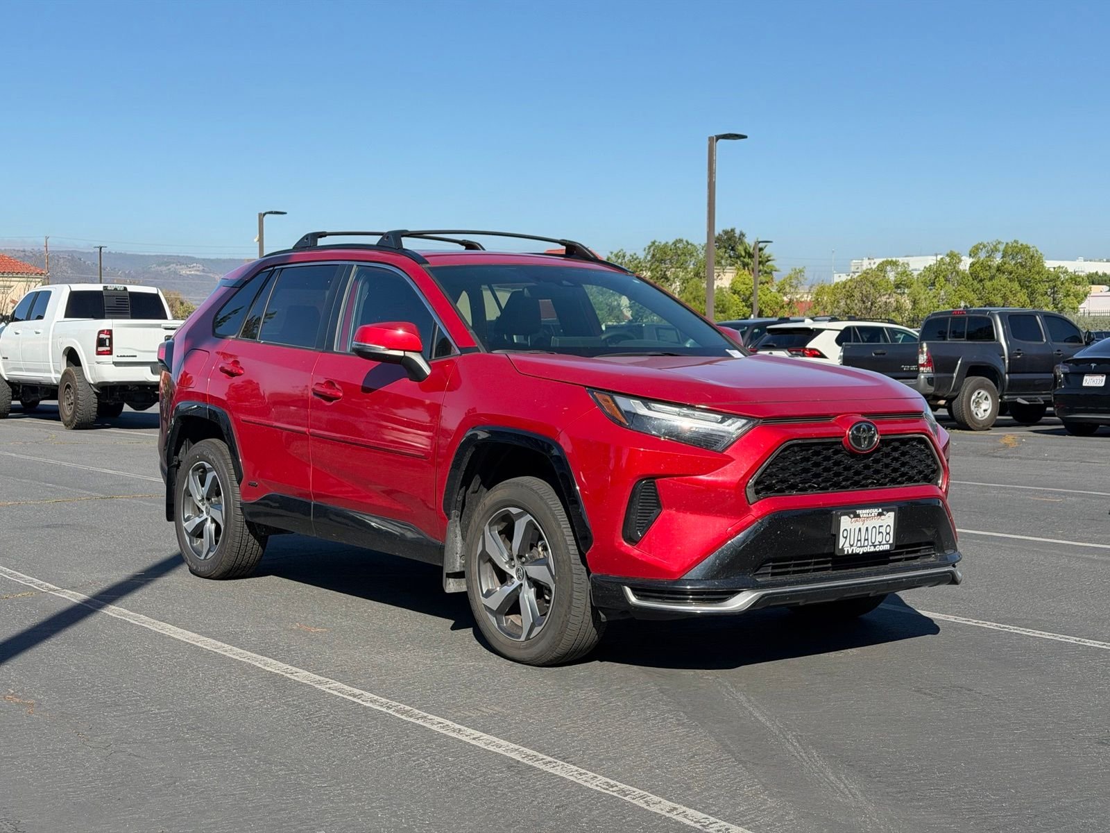 Certified Used 2025 Red Toyota SE image 2