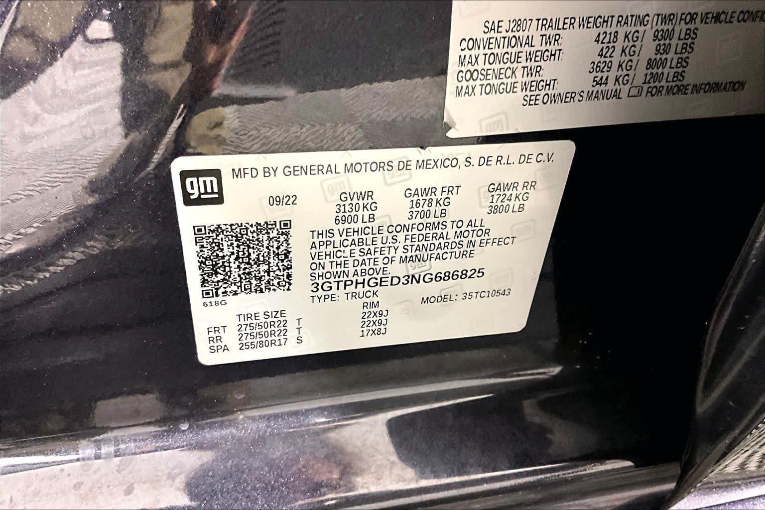 Used 2022 Titanium Rush Metallic GMC Denali image 35