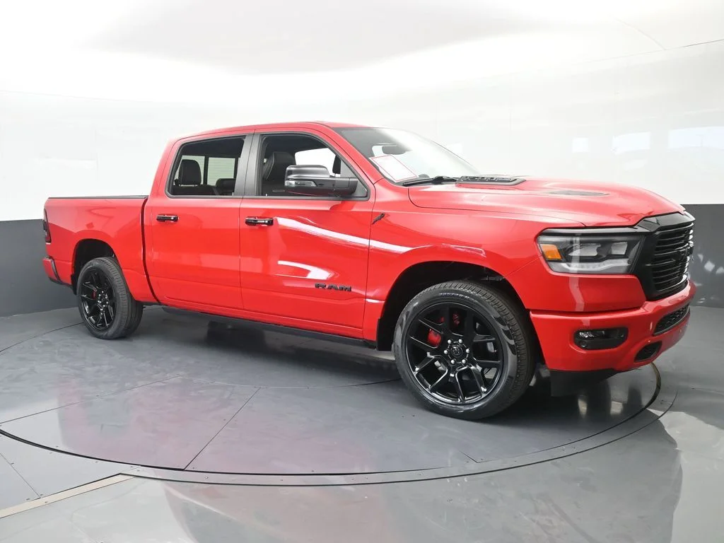 Used 2023 Flame Red Clearcoat Ram Laramie image 8