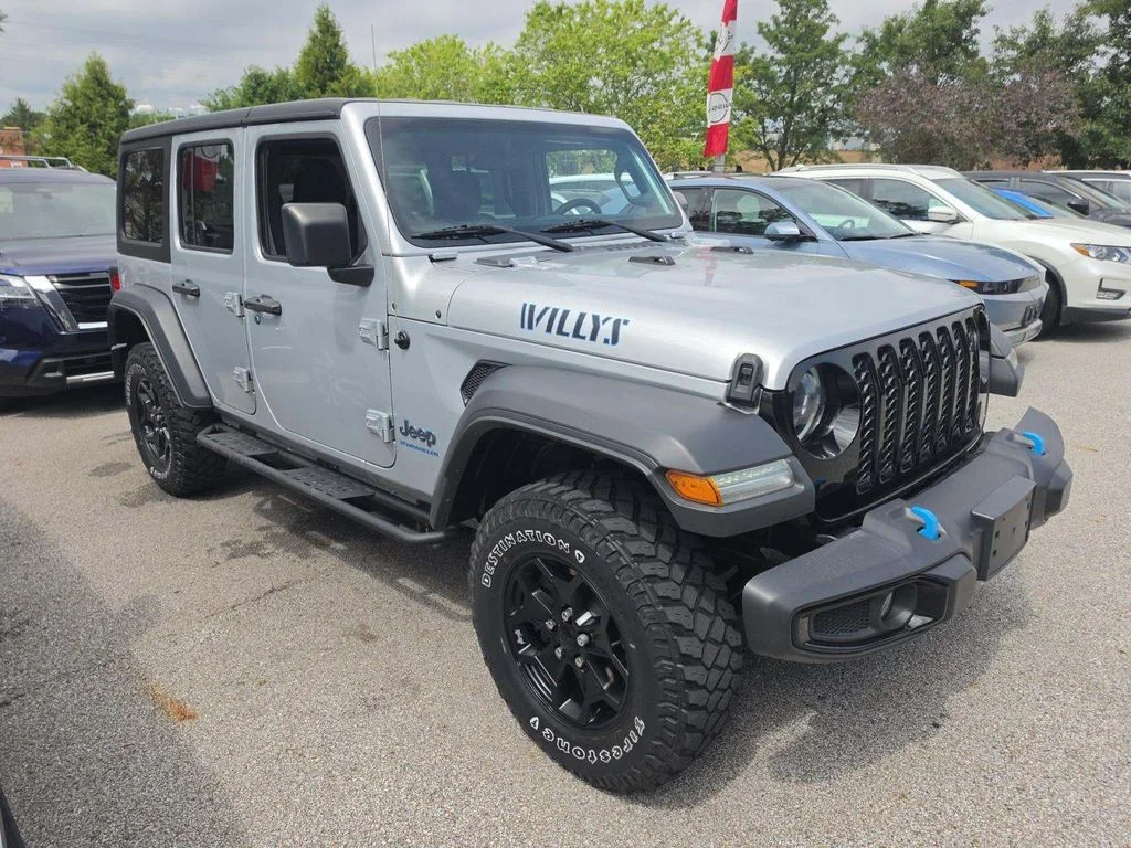 Used 2023 Silver Jeep Willys 4xe image 3