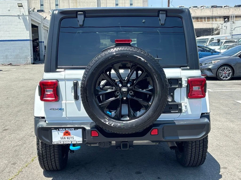 Used 2023 White Jeep Sahara 4xe image 4