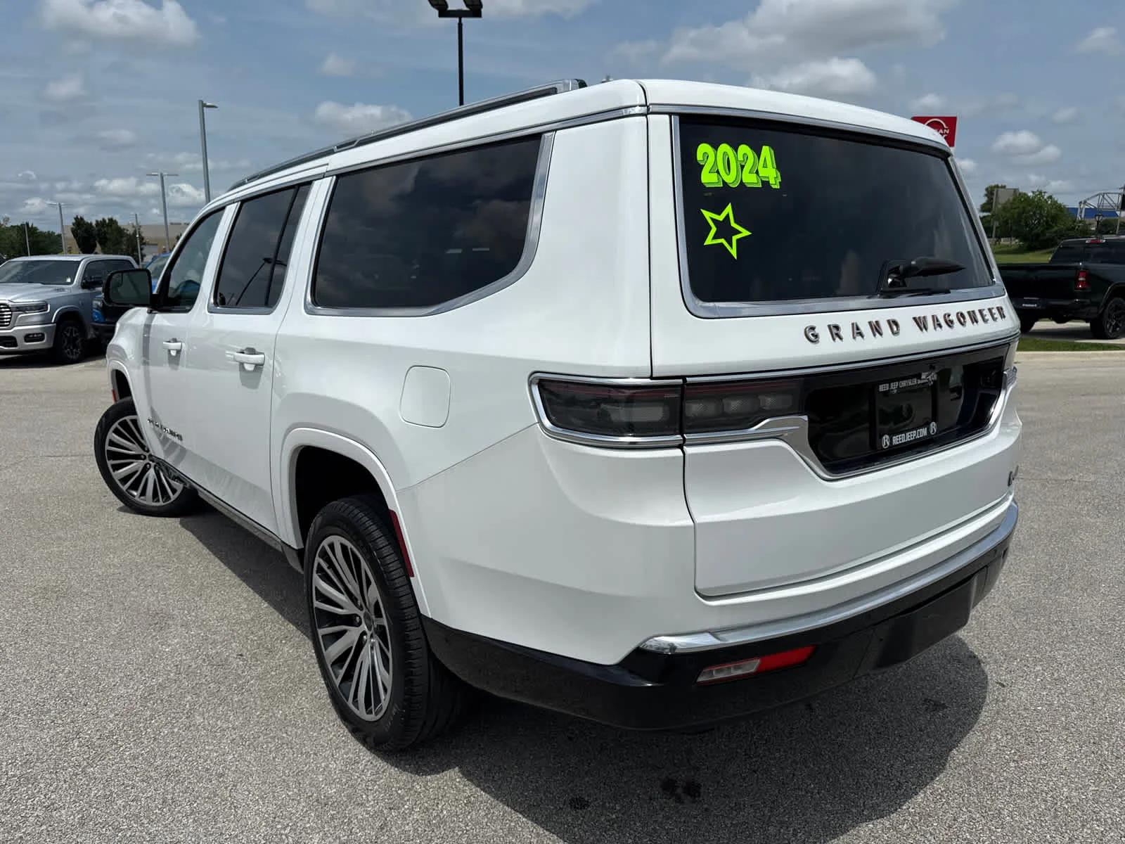 Used 2024 Bright White Clearcoat Jeep Series III image 6