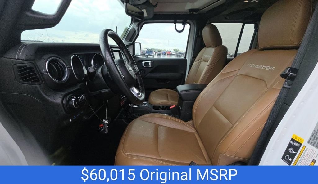 Used 2021 White Jeep Unlimited Rubicon 4xe image 5
