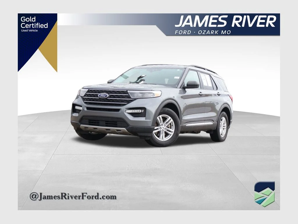Certified Used 2023 Gray Metallic Ford XLT image 1