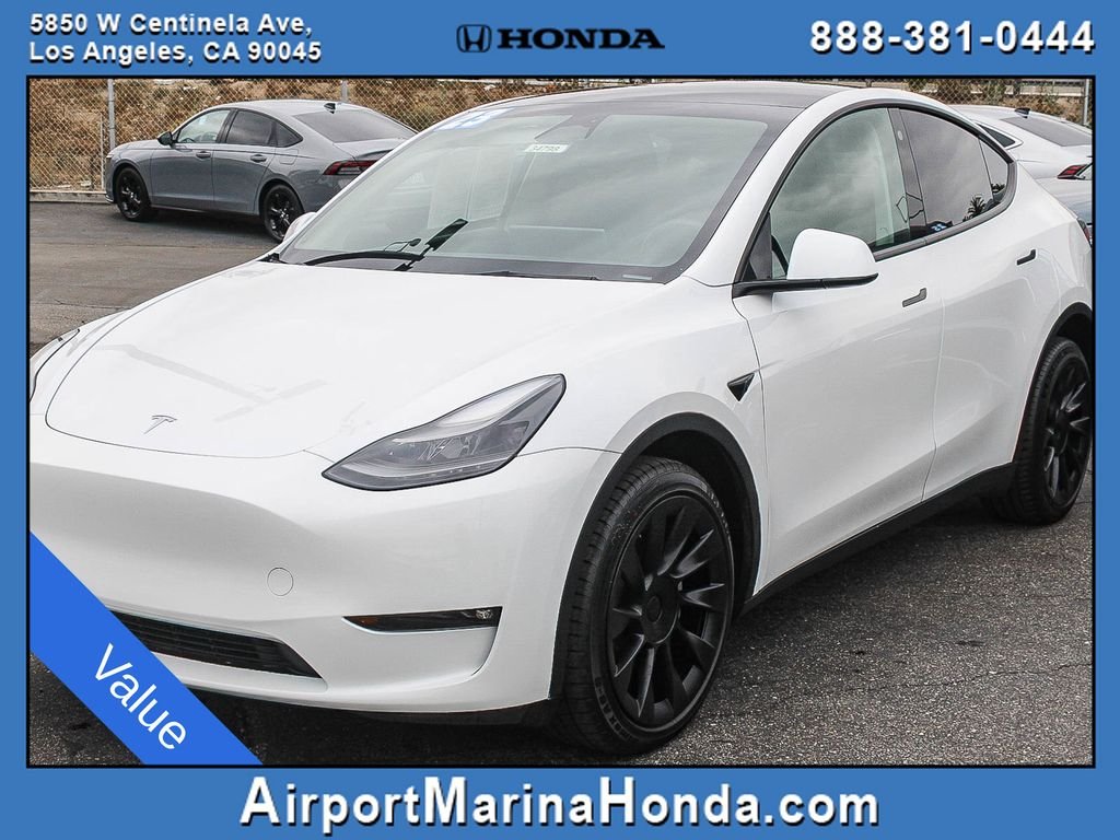 Used 2023 Pearl White Multi-Coat Tesla Long Range image 5