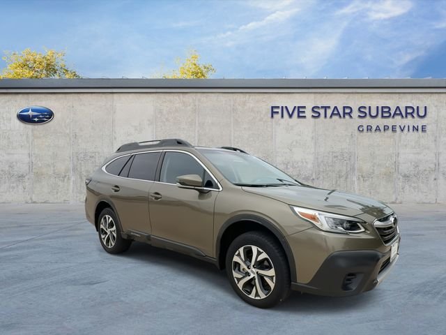 Certified Used 2021 Green Subaru Limited image 2