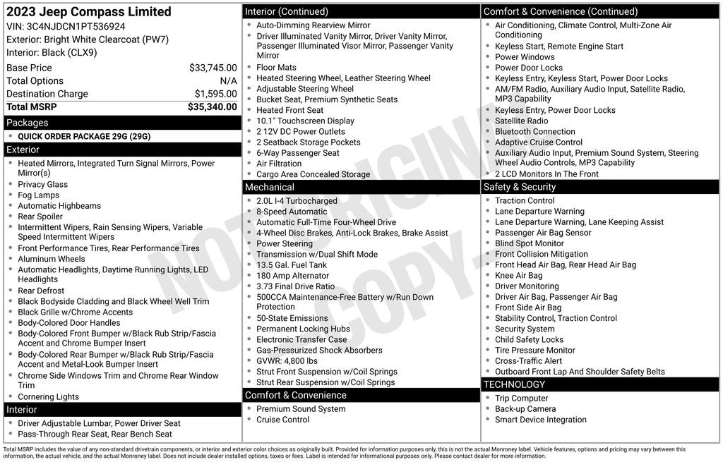 Used 2023 White Jeep Limited image 24