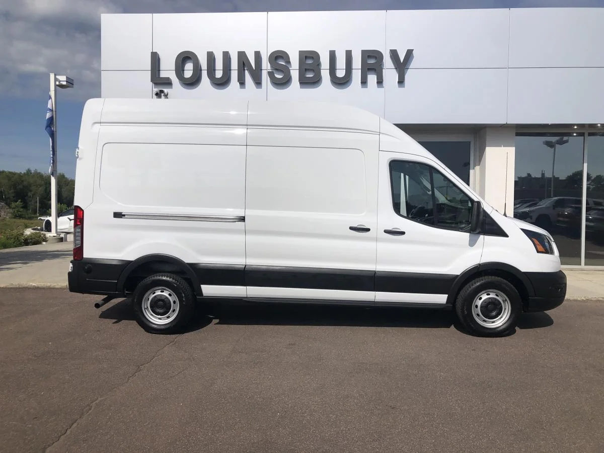 Used 2025 White Ford T-250 148" Hi Rf 9070 GVWR RWD image 2
