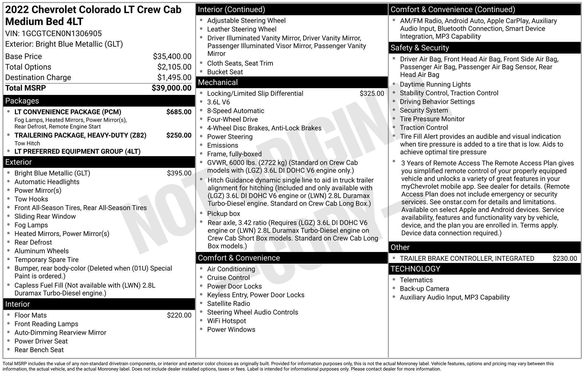 2022 CHEVROLET COLORADO - Image 3