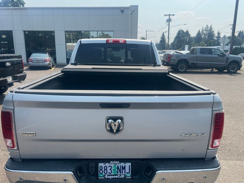 Used 2015 Bright Silver Clearcoat Metallic Ram Laramie image 7