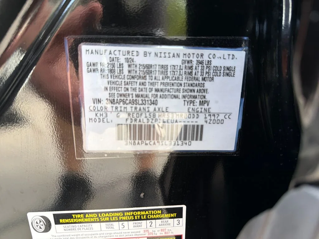 Certified Used 2025 Black Nissan SV image 31