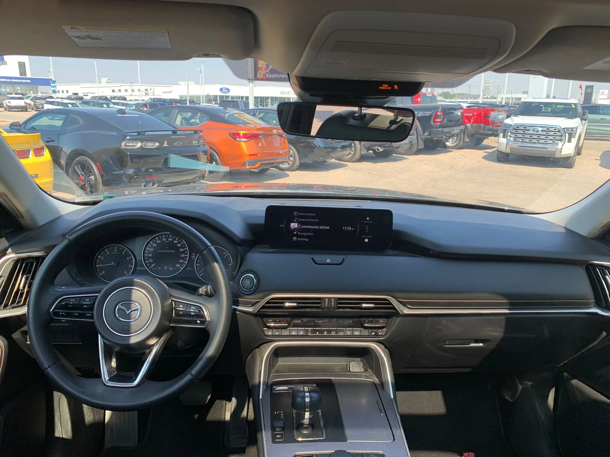 Certified Used 2025 Machine Grey Metallic Mazda GT AWD*Adaptive Cruise | Nav | 360 Cam | Htd Leather | Pano Roof | Htd Wheel | Bose Audio image 8