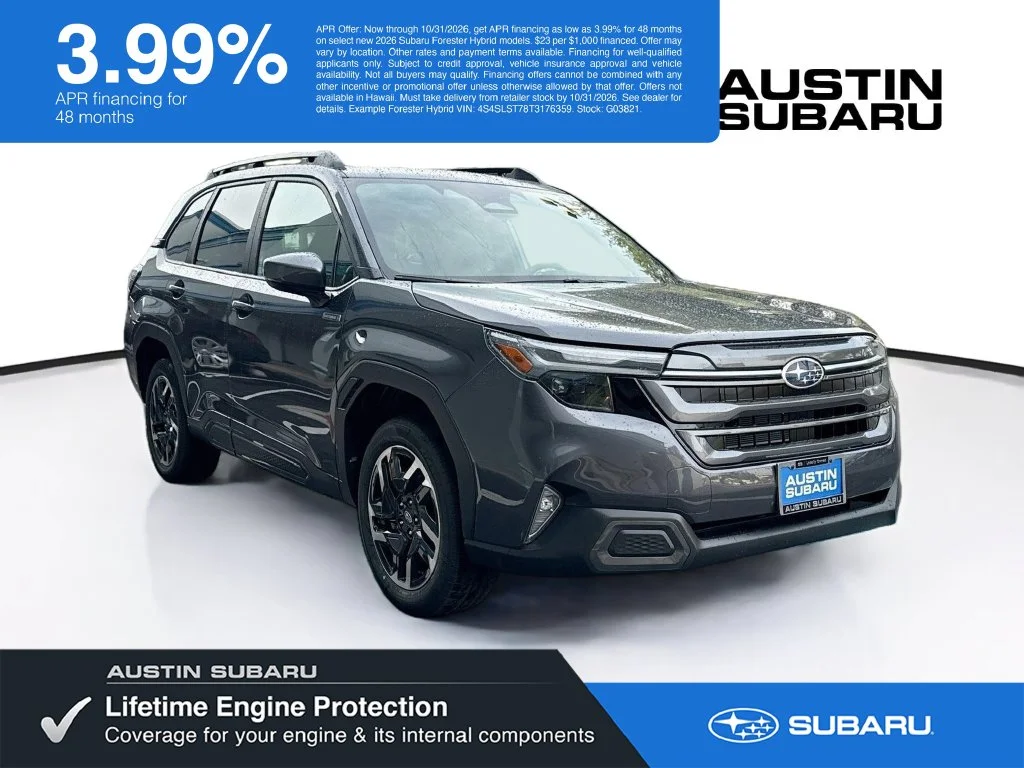 New 2026 Gray Subaru Limited Hybrid image 1