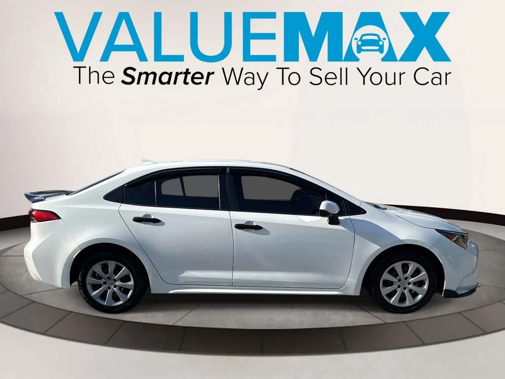 Used 2021 White Toyota LE image 2