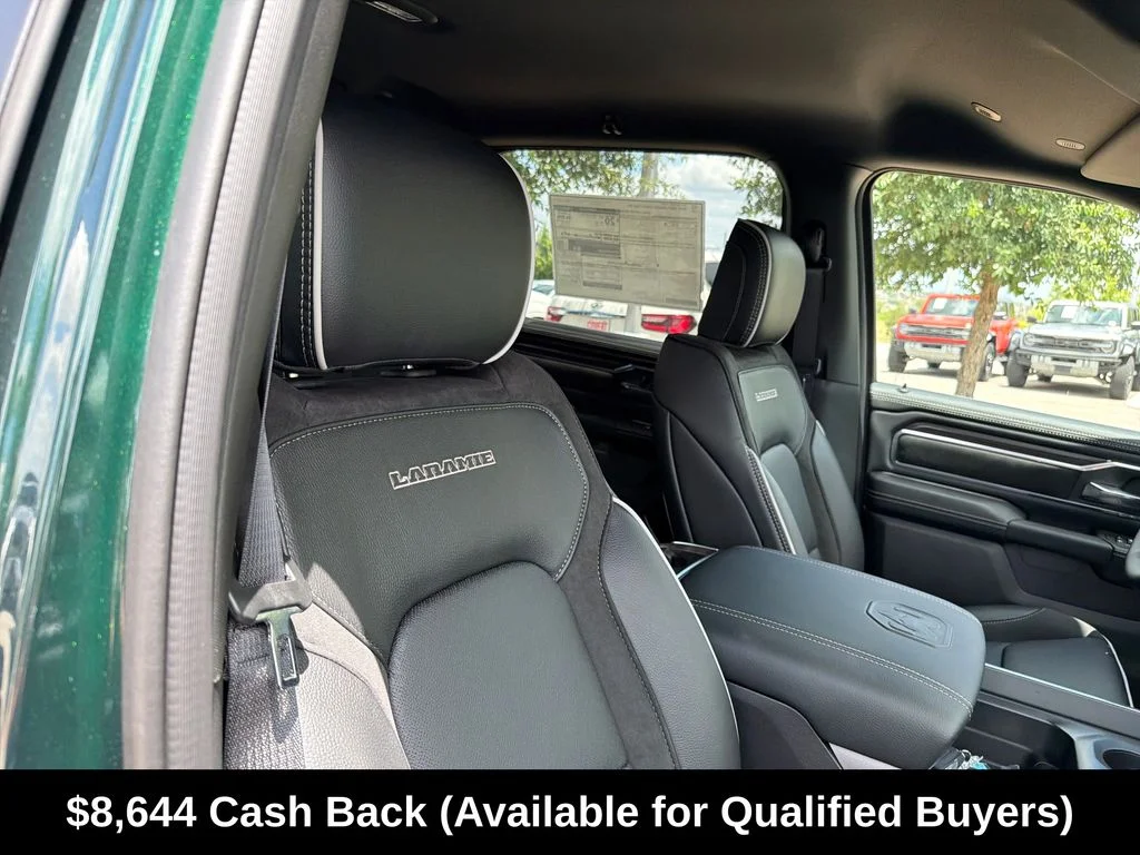 New 2026 Serrano-Green Metallic Exterior Paint RAM Laramie image 34