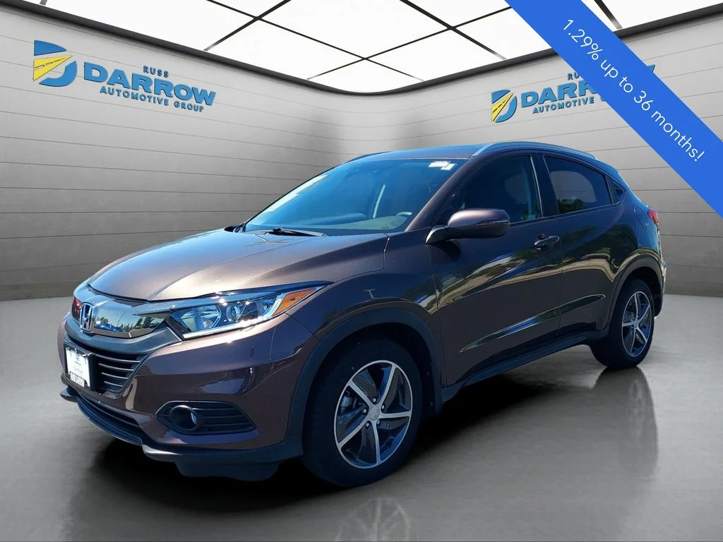 Certified Used 2021 Midnight Amethyst Honda AWD EX image 1