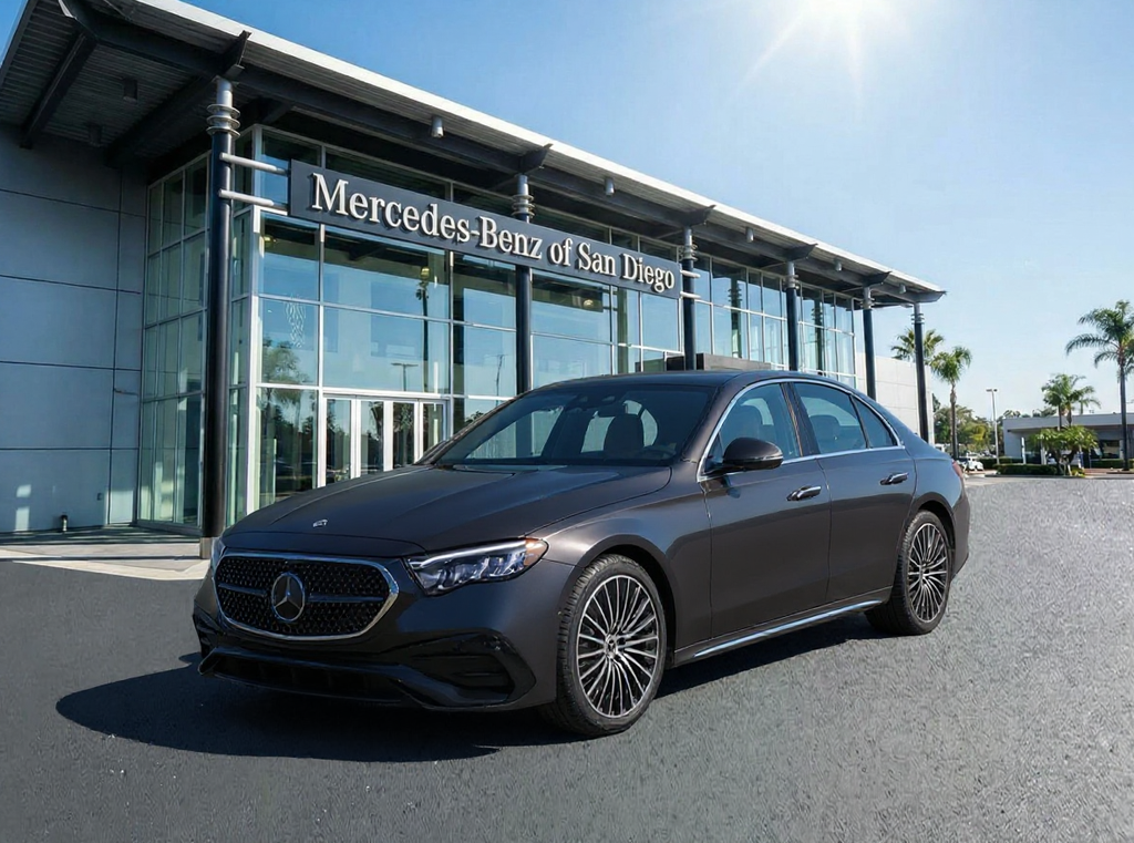 New 2026 Graphite Grey Metallic Mercedes-Benz E 350 image 1