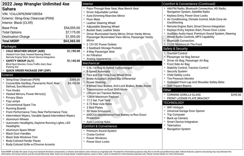 2022 Jeep Wrangler Sahara 4XE's photo