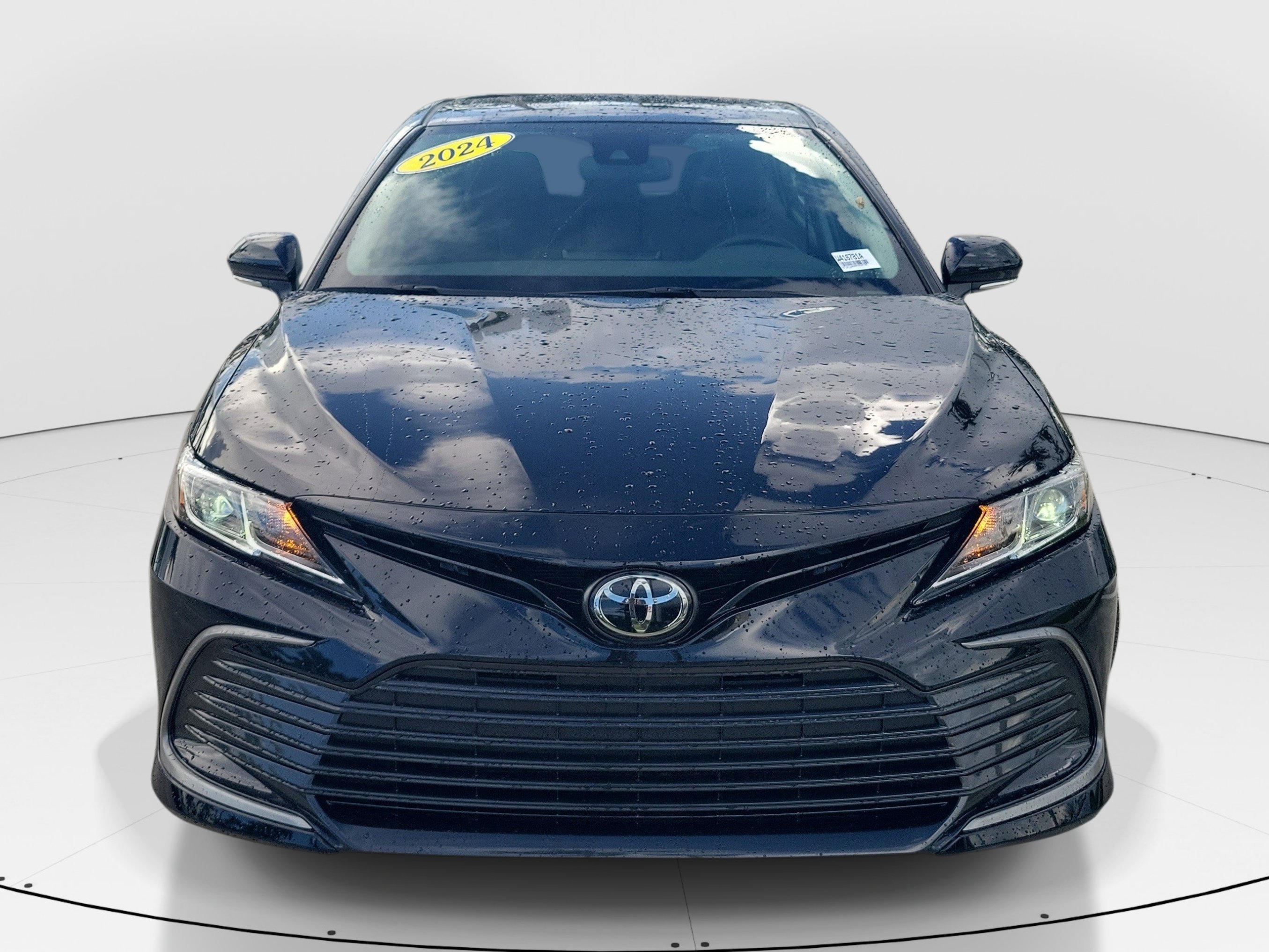 Used 2024 Midnight Black Metallic Toyota LE image 2