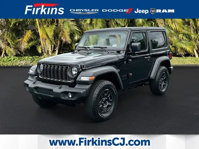 New 2026 Black Clearcoat Jeep Sport image 1