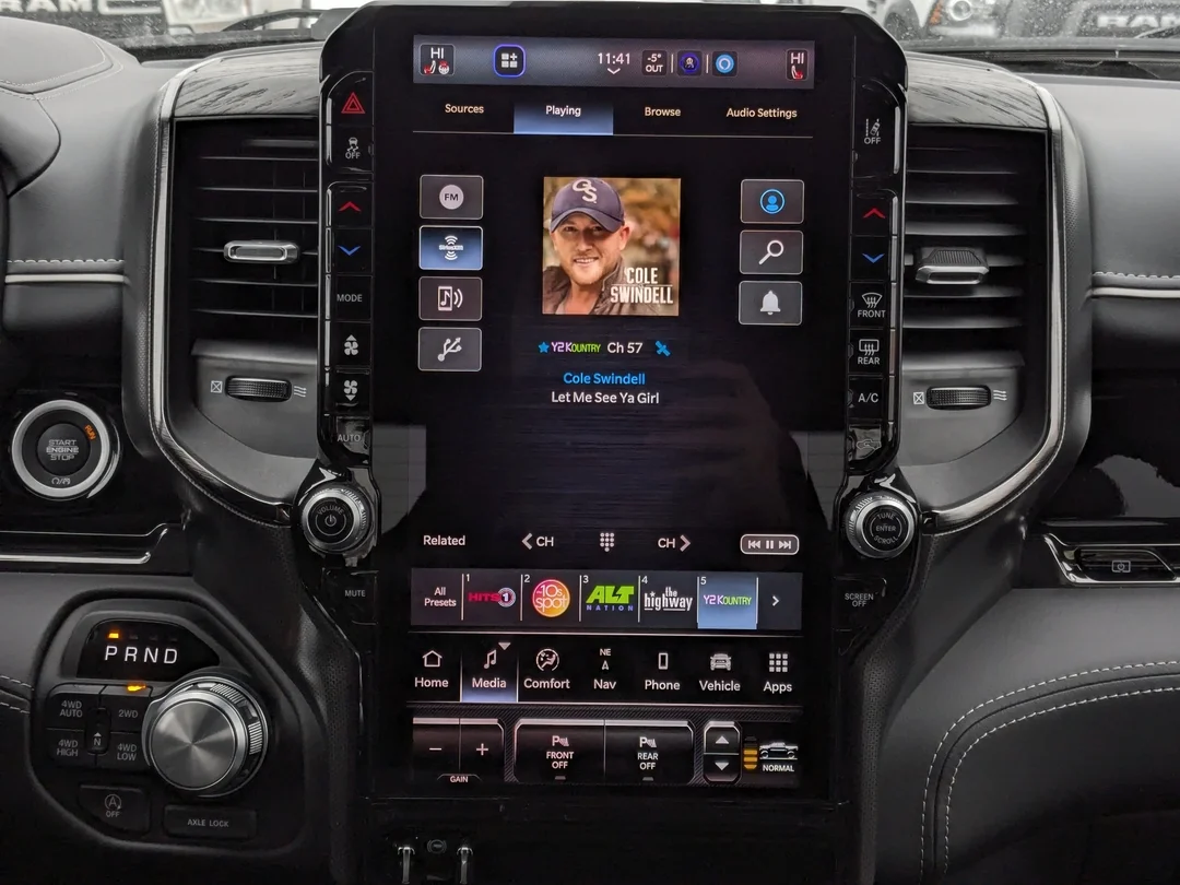 New 2026 Black RAM Limited - - Pano Sunroof - Heads Up Display - Rambox Cargo & More! image 21
