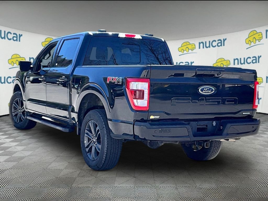 Used 2023 Black Metallic Ford Lariat image 4