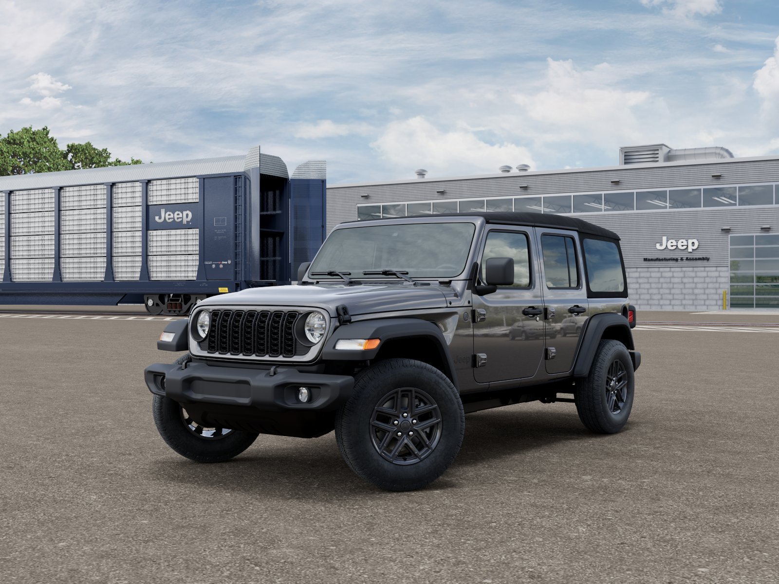 New 2027 Granite Crystal Metallic Clearcoat Jeep Sport S image 2