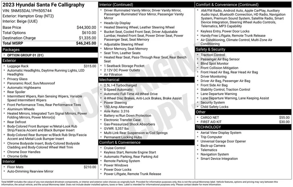 Used 2023 Gray Hyundai Calligraphy image 31