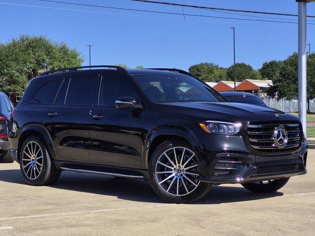 Certified Used 2025 Obsidian Black Metallic Mercedes-Benz GLS 580 image 1