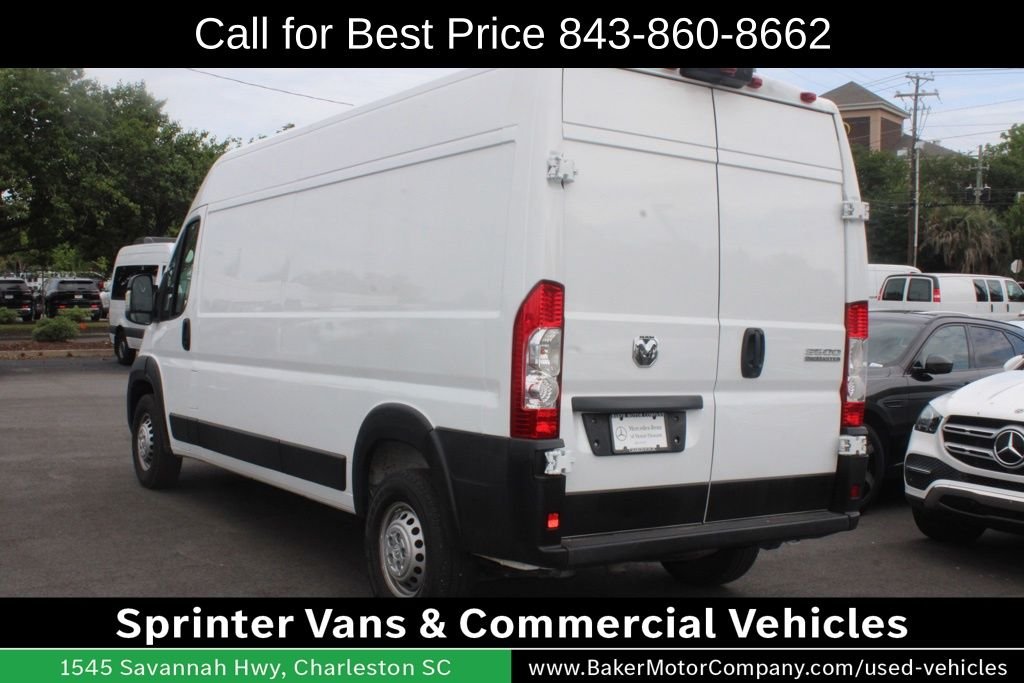 Used 2025 Bright White Clearcoat Ram High Roof image 9