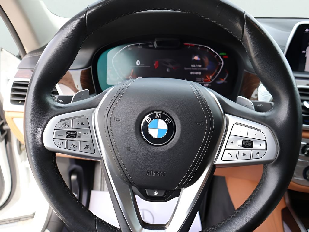 Used 2021 Mineral White Metallic BMW 740i xDrive image 32