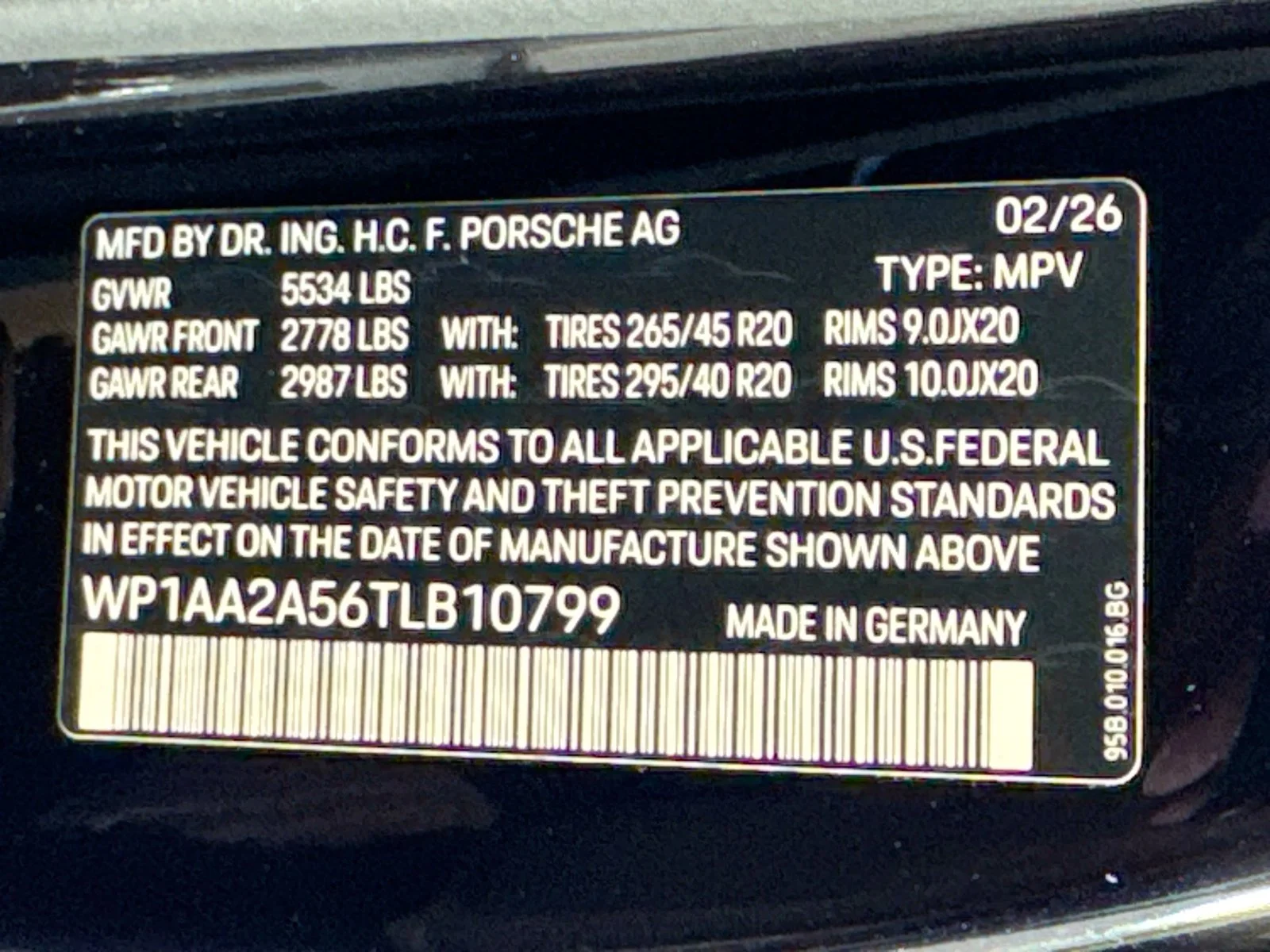 Used 2026 Jet Black Metallic Porsche  image 26