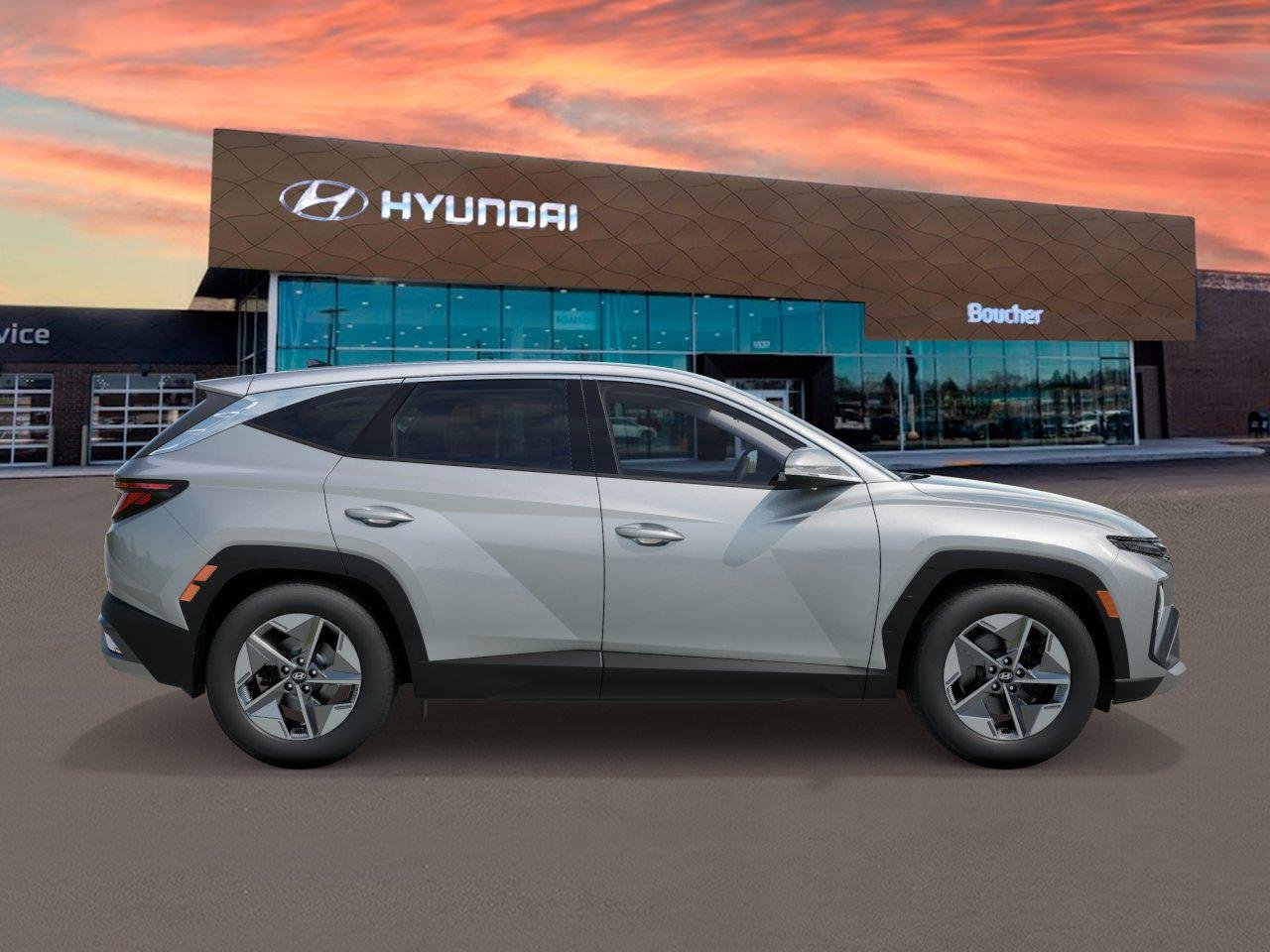 New 2026 Shimmering Silver Hyundai SEL AWD image 7