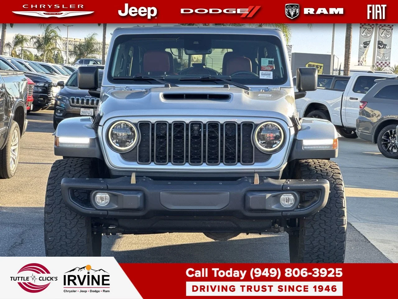 Used 2024 Silver Zynith Clearcoat Jeep Rubicon 392 image 11