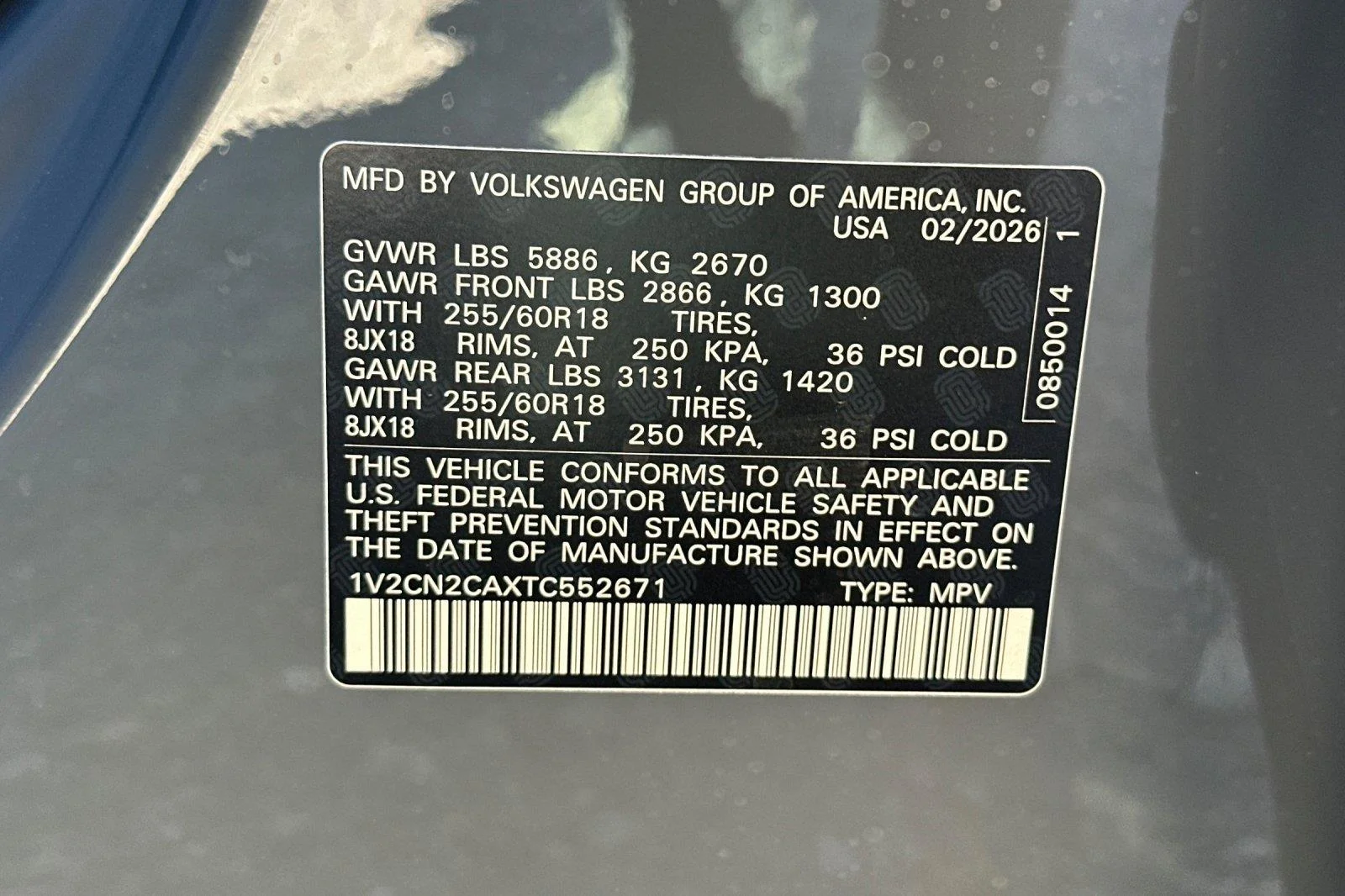 New 2026 Pure Gray Volkswagen 2.0T Peak Edition image 29