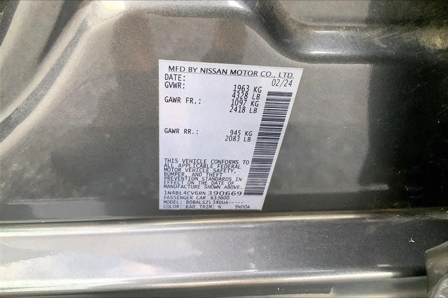 Used 2024 Gun Metallic Nissan 2.5 SR image 29