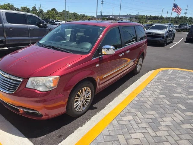 Used 2014 Deep Cherry Red Crystal Chrysler Touring-L image 3