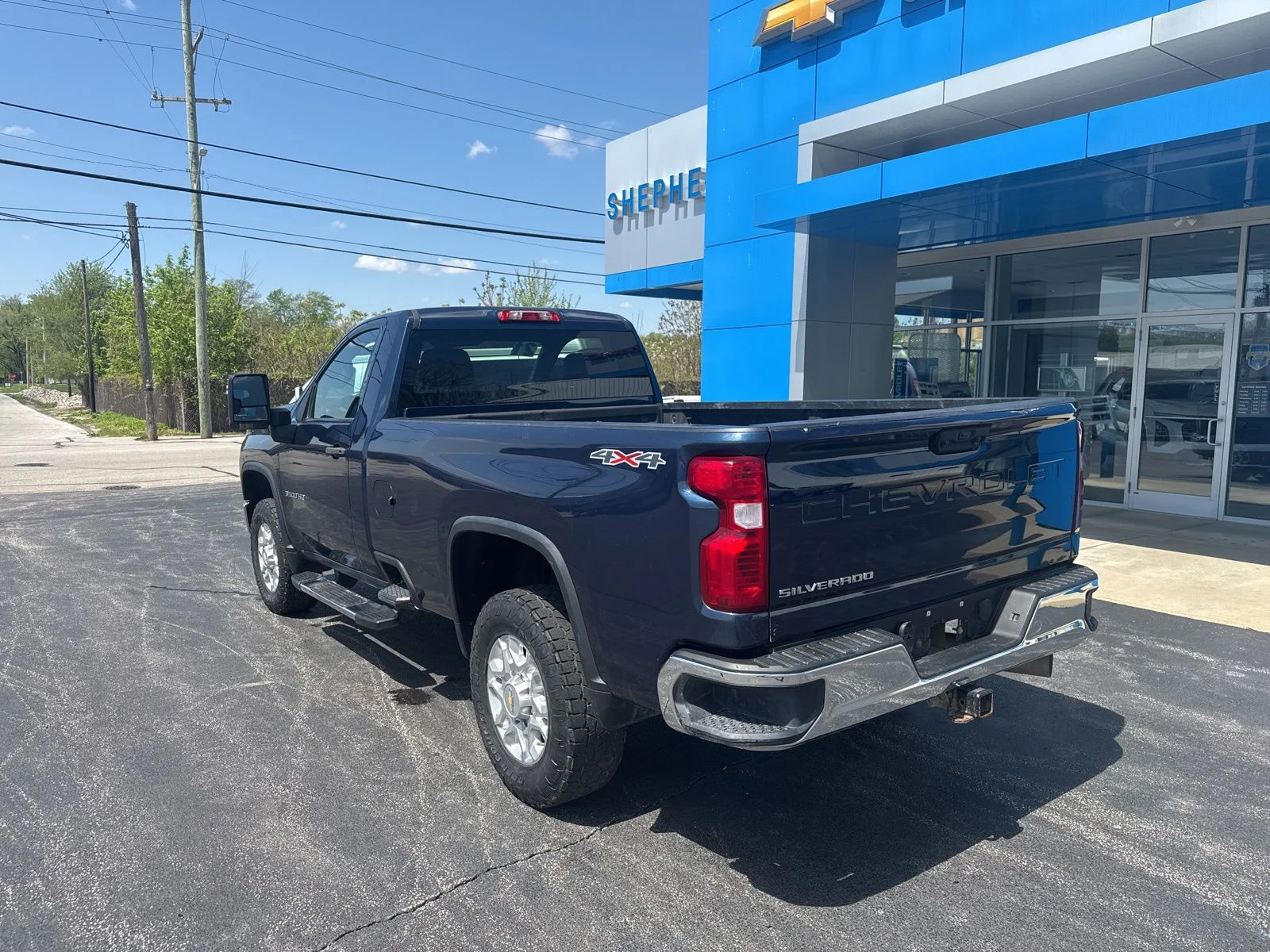 Used 2021 Blue Chevrolet Work Truck image 5