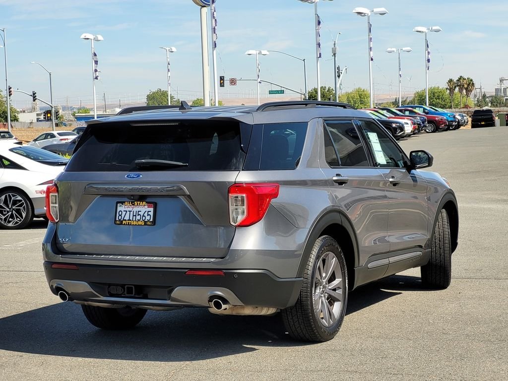 Certified Used 2021 Carbonized Gray Metallic Ford XLT image 4