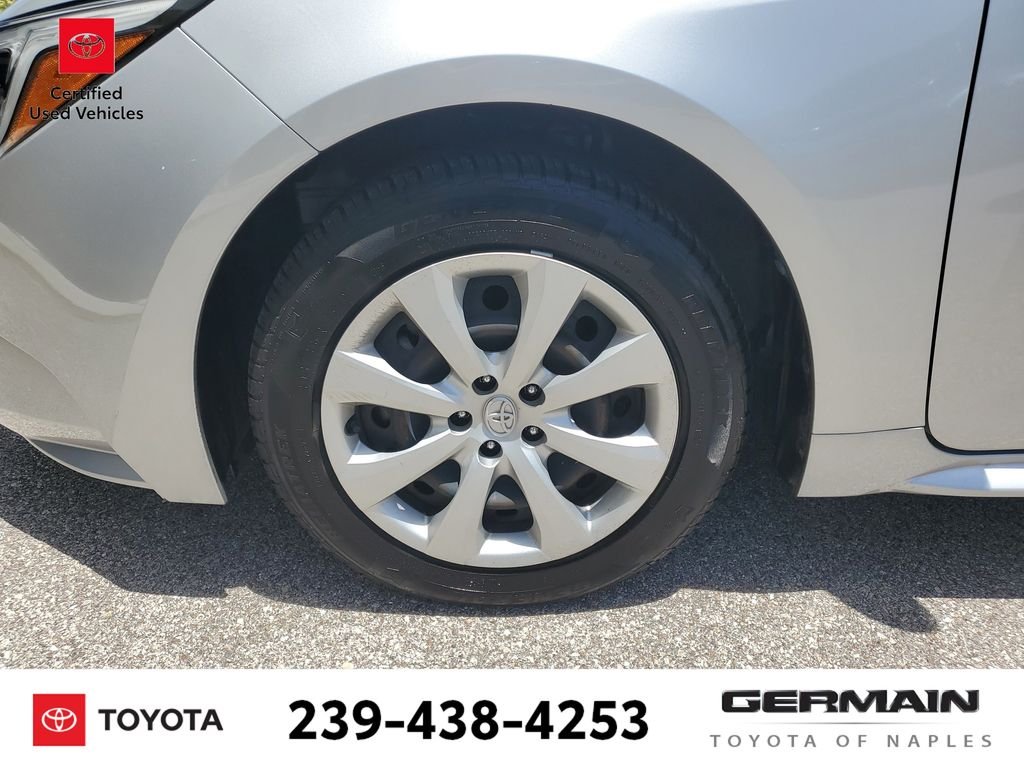 Certified Used 2023 Silver Toyota LE image 13