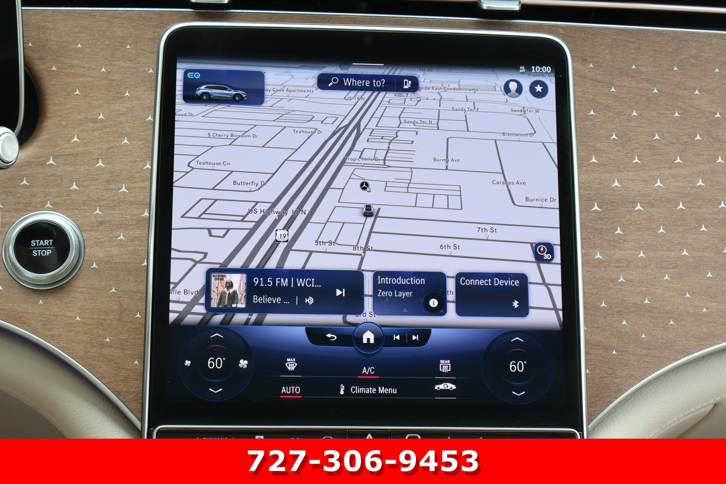 Certified Used 2023 Polar White Mercedes-Benz EQS 450+ image 3
