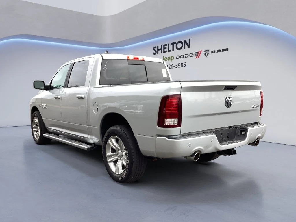 Used 2018 Bright Silver Clearcoat Metallic Ram Sport image 3