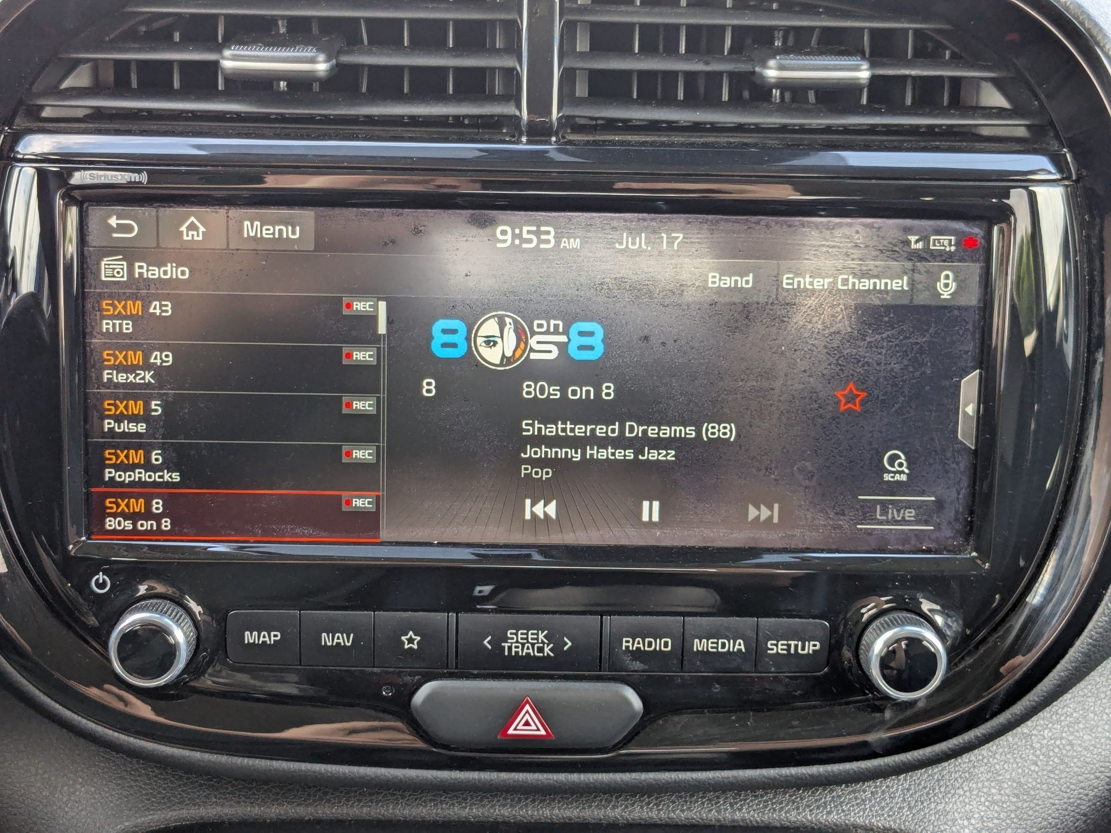 Used 2020 Neptune Blue Kia EX image 18
