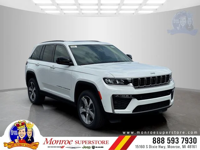 New 2026 Bright White Clear-Coat Exterior Paint Jeep Limited image 1